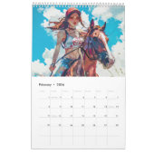 Galloping Dreams – Manga Horse Girl Calendar 2026 Kalender (Feb 2026)