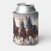 Galloping durch den Schnee: Die magischen Pferde d Dosenkühler (Kanne Rückseite)