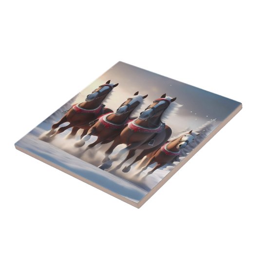 Galloping durch den Schnee: Die magischen Pferde d Fliese (Seite)