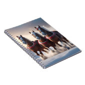 Galloping durch den Schnee: Die magischen Pferde d Notizblock (Rechte Seite)