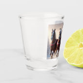 Galloping durch den Schnee: Die magischen Pferde d Schnapsglas (Links)