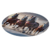 Galloping durch den Schnee: Die magischen Pferde d Schneidebrett (Ecke)