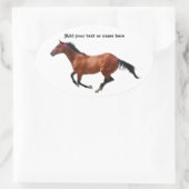 Galloping durchgeklebte Aufkleber (Tasche)