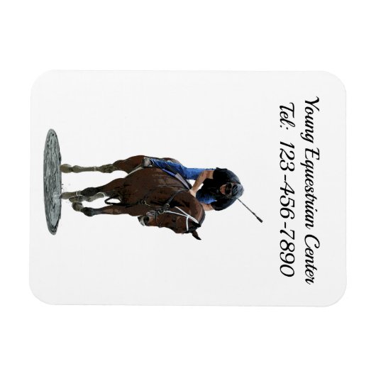 Galloping gedrehtes Pferd Flexible Magnet (Horizontal)