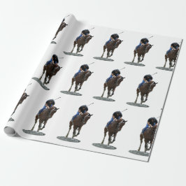 Galloping gedrehtes Pferdewrapping Papier Geschenkpapier