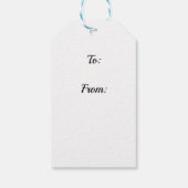 Galloping gepflegten, Pferd und Reiter Geschenkmar Geschenkanhänger (Rückseite)