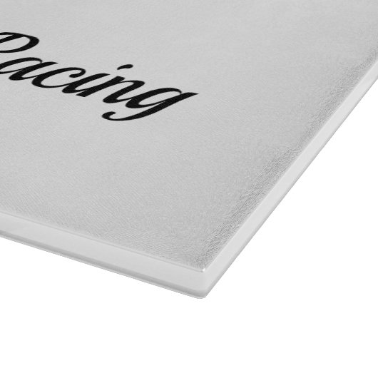 Galloping gepflegten Pferdeschneider Schneidebrett (Ecke)