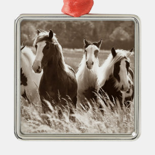 ***GALLOPING GRUPPE PFERDE*** CHRISTMAS ORNAMENT