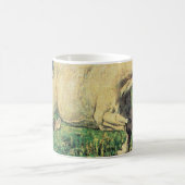Galloping Horn von Giovanni Segantini, Vintage Kun Kaffeetasse (Mittel)
