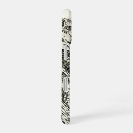 Galloping Horse – Edvard Munch Personalized  iPhone 16 Hülle (Rechte Seite)