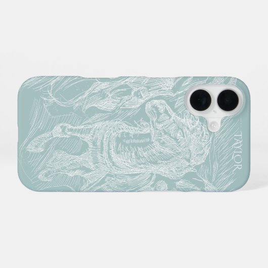 Galloping Horse – Edvard Munch – Personalized iPhone 16 Hülle (Rückseite (Horizontal))