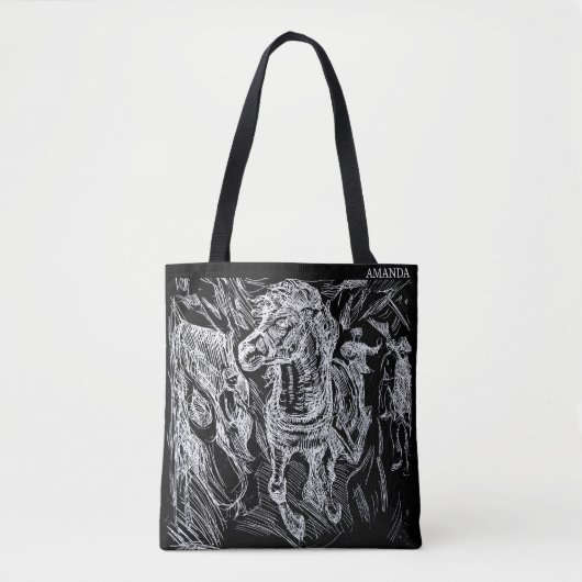 Galloping Horse – Edvard Munch Personalized Tasche (Vorderseite)
