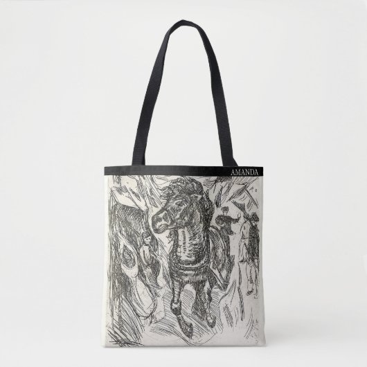 Galloping Horse – Edvard Munch – Personalized Tasche (Vorderseite)