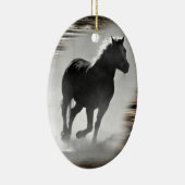 Galloping Horse Keramik Ornament (Rechts)
