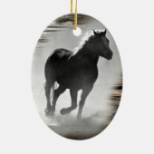 Galloping Horse Keramik Ornament (Hinten)