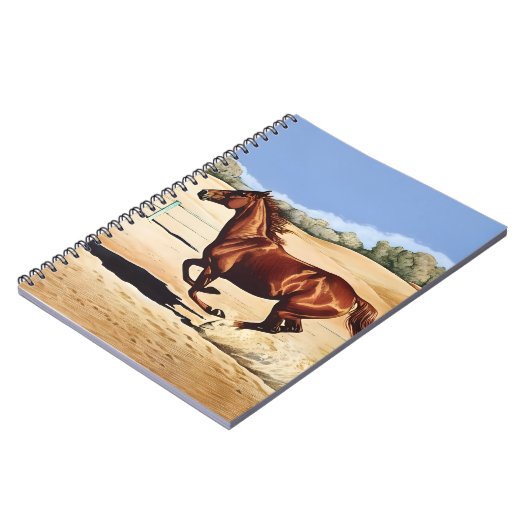 "Galloping Horse" von Esorada Notizblock (Linke Seite)