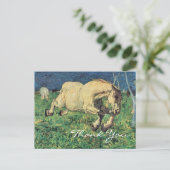 Galloping Horse von Giovanni Segantini Postkarte (Stehend Vorderseite)