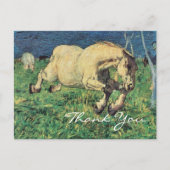 Galloping Horse von Giovanni Segantini Postkarte (Vorderseite)