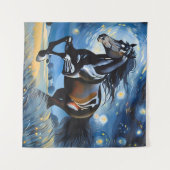 Galloping Horse Wandteppich (Vorderseite (Horizontal))