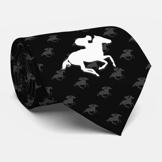 Galloping Horseman | Sportgeschenke Krawatte (Gerollt)
