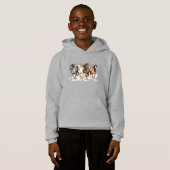 Galloping Horses Kids Sweatshirt (Vorne ganz)