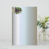 Galloping Kastanienpferd Briefpapier (Stehend Vorderseite)