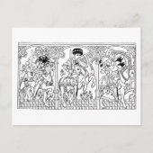 Galloping Knights Postcard Postkarte (Vorderseite)