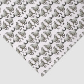 Galloping Leopard Appaloosa Pferdegewebe Papier (Ausschnitt)