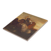 Galloping Outlaw (Cowboy on Horseback) (Pferde) Fliese (Seite)