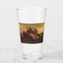 Galloping Outlaw (Cowboy on Horseback) (Pferde) Glas