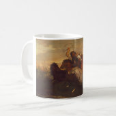 Galloping Outlaw (Cowboy on Horseback) (Pferde) Kaffeetasse (Vorderseite Links)