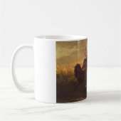Galloping Outlaw (Cowboy on Horseback) (Pferde) Kaffeetasse (Links)