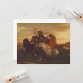 Galloping Outlaw (Cowboy on Horseback) (Pferde) Karte (Vorderseite/Rückseite Beispiel)