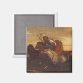 Galloping Outlaw (Cowboy on Horseback) (Pferde) Magnet (Vorderseite/Rückseite)