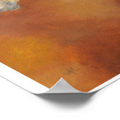 Galloping palomino print 11"x14" poster (Ecke)