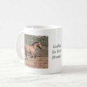 Galloping Pferd Inspiration Tasse (Vorderseite Links)