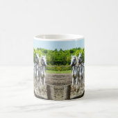Galloping Pferde Kaffeetasse (Mittel)