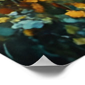 Galloping Pinto Stallion Van Gogh Poster (Ecke)