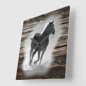 Galloping Quadratische Wanduhr (Winkel)