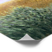 Galloping Quarter Horse Painting - Poster (Ecke)