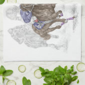 Galloping Race Pferde Geschirrtuch (Gefaltet)