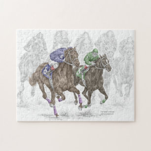 Galloping Race Pferde Puzzle