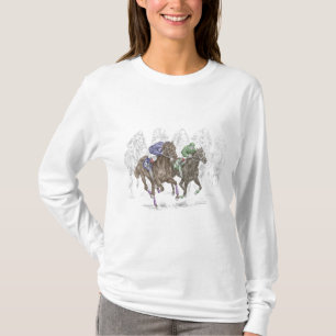 Galloping Race Pferde T-Shirt