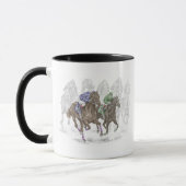 Galloping Race Pferde Tasse (Links)