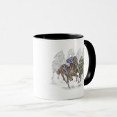 Galloping Race Pferde Tasse (VorderseiteRechts)
