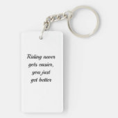 Galloping Reitpferd Akryllischer Schlüsselanhänger (Rückseite)