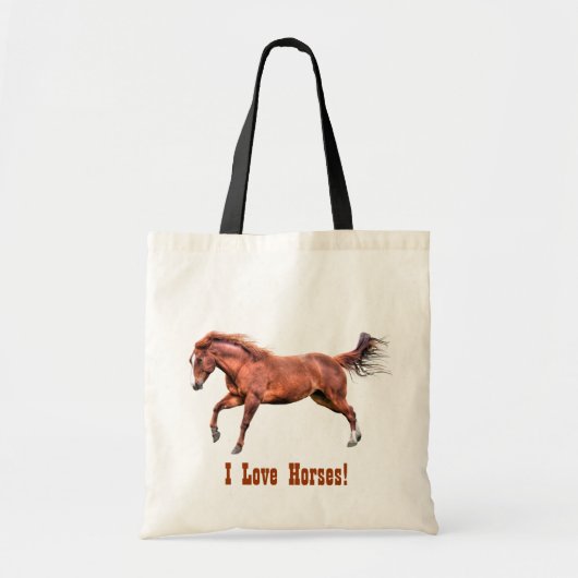 Galloping Spirituosendesign Tragetasche (Vorne)