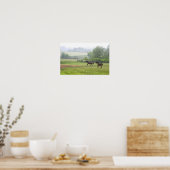 Galloping Standard Horses Poster (Küche)