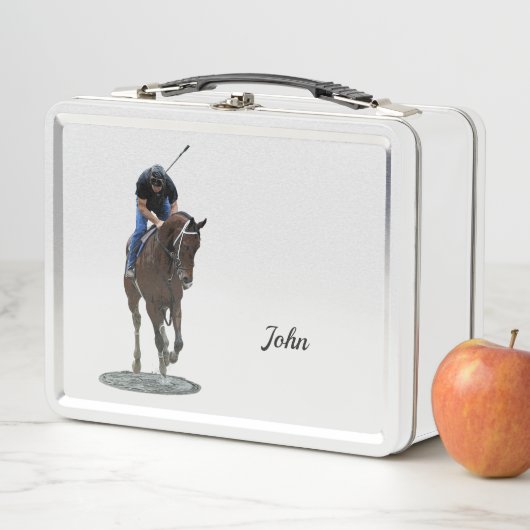 Galloping Thoroughbred Ross Metal Lunchbox (Beispiel)