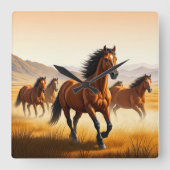 Galloping Through Time: Pferd Inspiriert Uhren (Vorderseite)